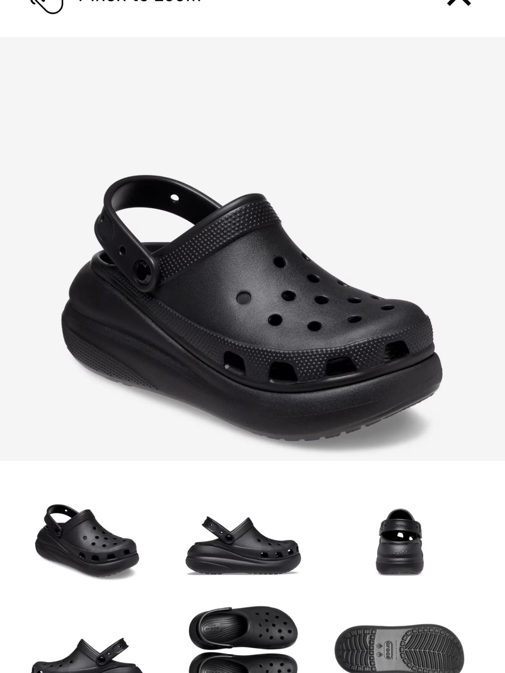Crocs Crush Clog Men size 6 / Women’s size 8